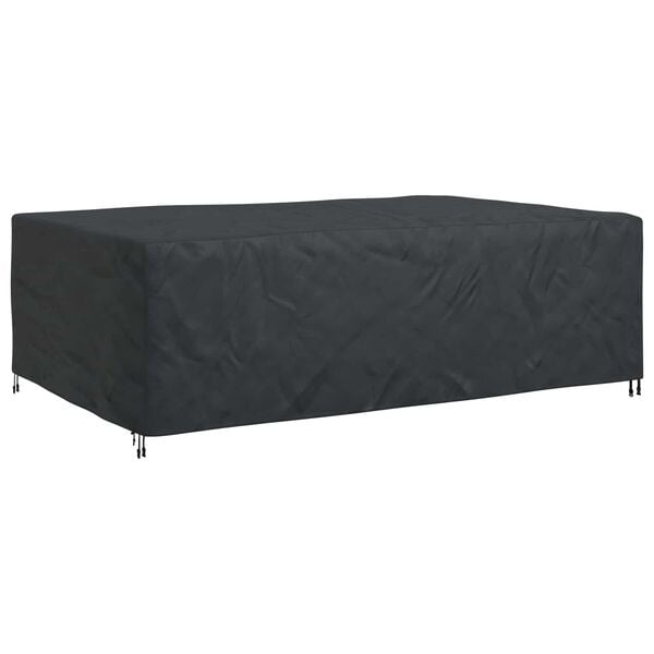 vidaXL Hoes voor tuinmeubelen Zwart 300 x 200 x 90 cm 600D