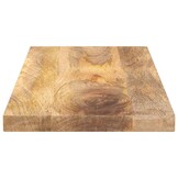 vidaXL Tafelblad rechthoekig 80x40x2,5 cm massief mangohout