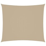 vidaXL Zonnescherm rechthoekig 2,5x3 m oxford stof beige