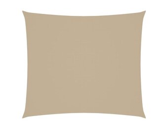 vidaXL Zonnescherm rechthoekig 2,5x3 m oxford stof beige