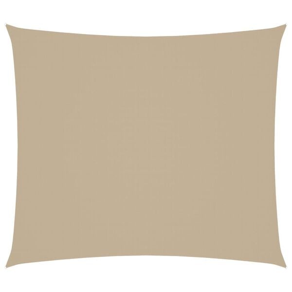 vidaXL Zonnescherm rechthoekig 2,5x3 m oxford stof beige