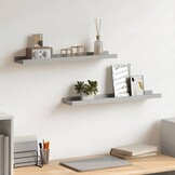 2x Fotoplank 60 cm Grijs MDF - 54% Korting