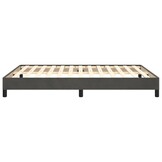 vidaXL Bedframe zonder matras 140x190 cm fluweel donkergrijs