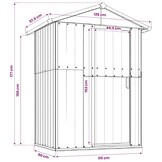 Tuinschuur Gegalvaniseerd Staal Bruin - 35% Korting!