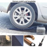 XXL Zelfverdedigingsparaplu met Ringhaak en Videocursus - Zwart, 105 cm