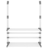 vidaXL Droogrek voor balkon 54x25x42 cm aluminium
