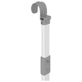 vidaXL Droogrek voor balkon 54x25x42 cm aluminium
