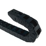 Mini-sleepketting, binnenafmetingen 10 x 10 mm, serielengte 1000 mm, versterkte nylon band-eindconnector, geschikt voor 3D-printers en CNC (R18, 10 x 10)