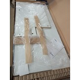 vidaXL Salontafel 100x49,5x31 cm bewerkt hout zwart