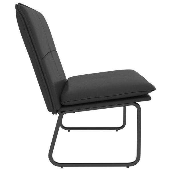 vidaXL Bankje 100x75x76 cm kunstleer zwart