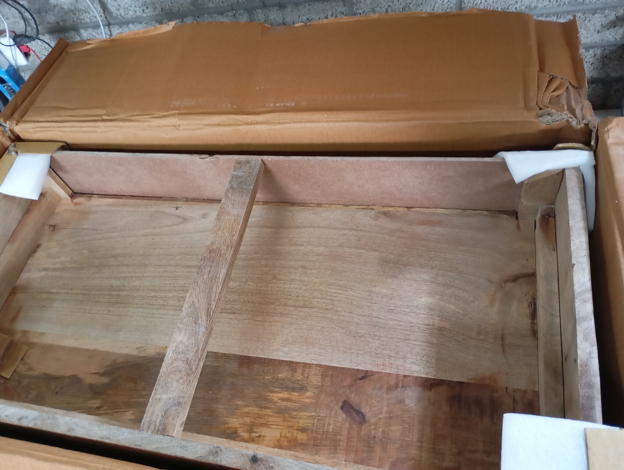 vidaXL Schoenenopbergbank 85x40x45 cm massief mangohout