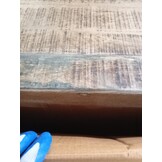 vidaXL Schoenenopbergbank 85x40x45 cm massief mangohout