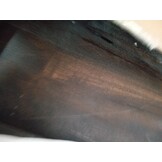 vidaXL Tafelblad natuurlijke rand 180x60x(2-6)cm eikenhout donkerbruin