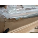 vidaXL Hoofdbordkast 160x18,5x104,5 cm betongrijs