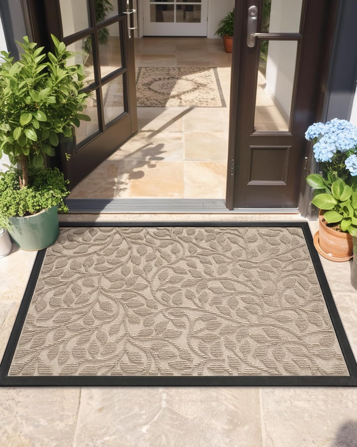 COLOR&GEOMETRY BUITENMAT GLZL KHAKI 80x122cm