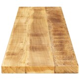 vidaXL Tafelblad rechthoekig 180x40x2,5 cm massief ruw mangohout