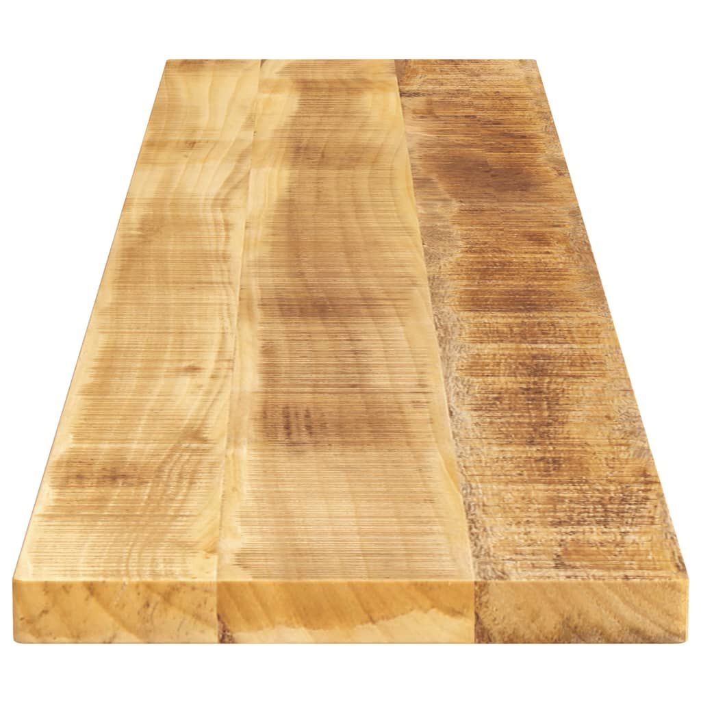 vidaXL Tafelblad rechthoekig 180x40x2,5 cm massief ruw mangohout