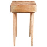 vidaXL Kaptafel met spiegel 112x45x76 cm massief acaciahout