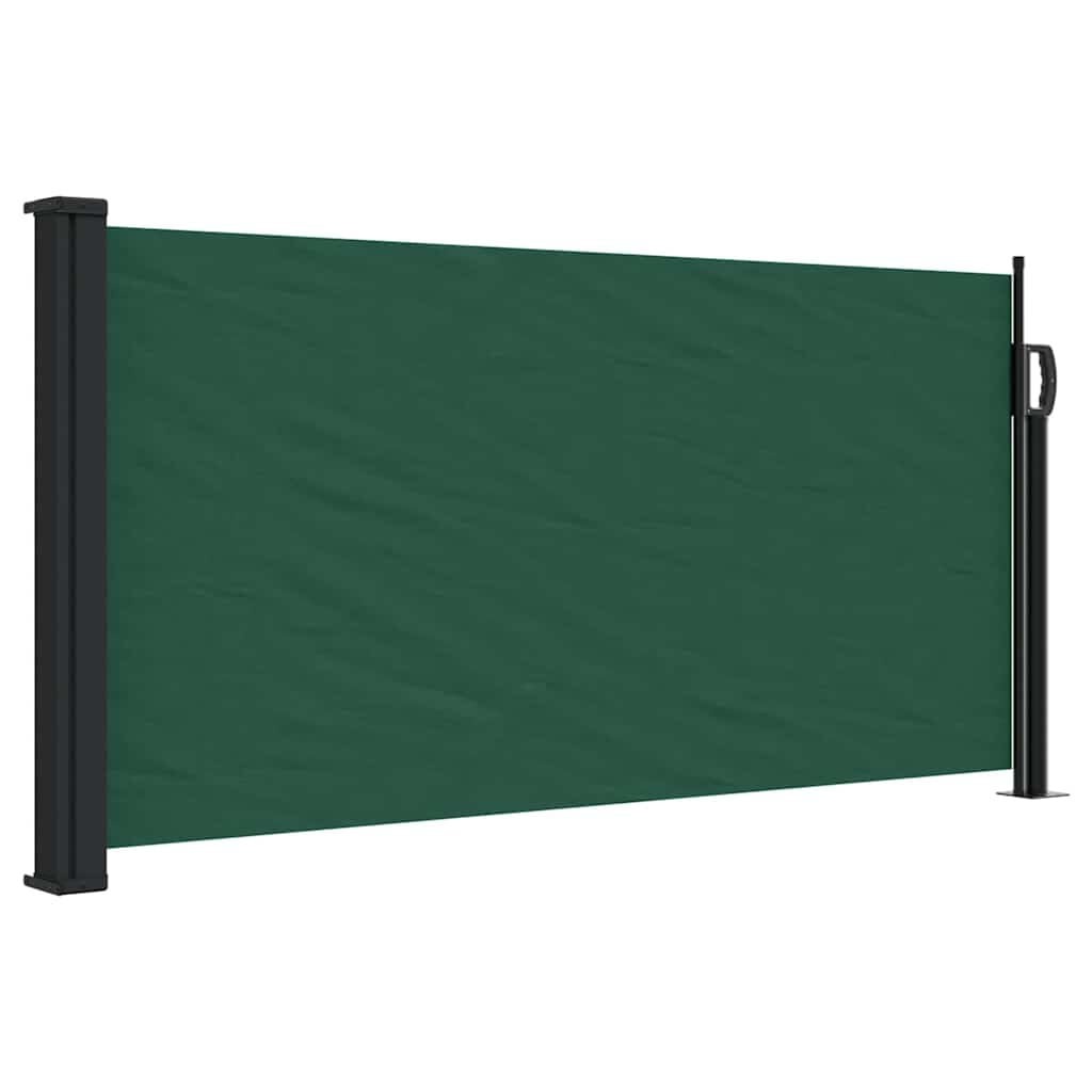 vidaXL Windscherm uittrekbaar 100x300 cm donkergroen