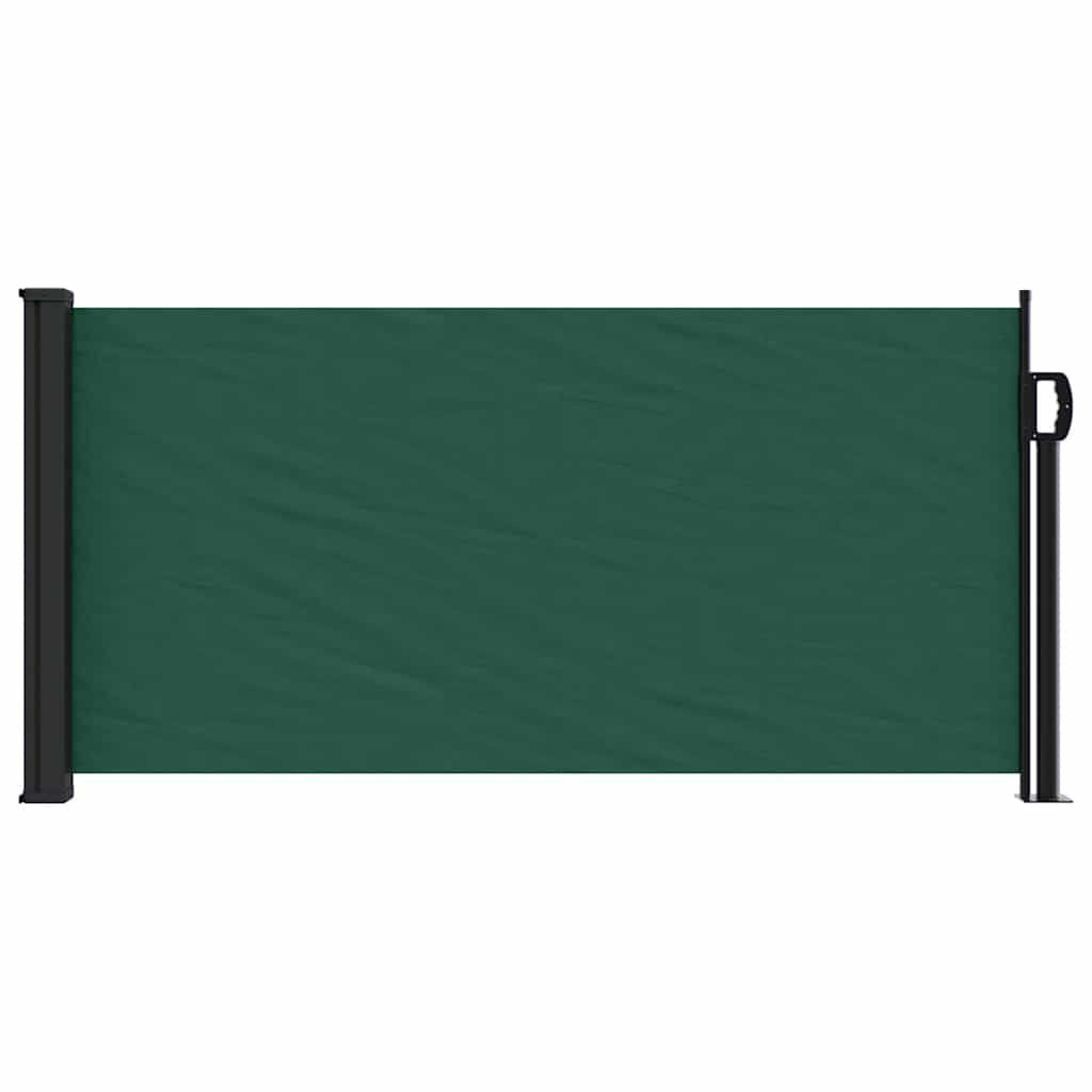 vidaXL Windscherm uittrekbaar 100x300 cm donkergroen