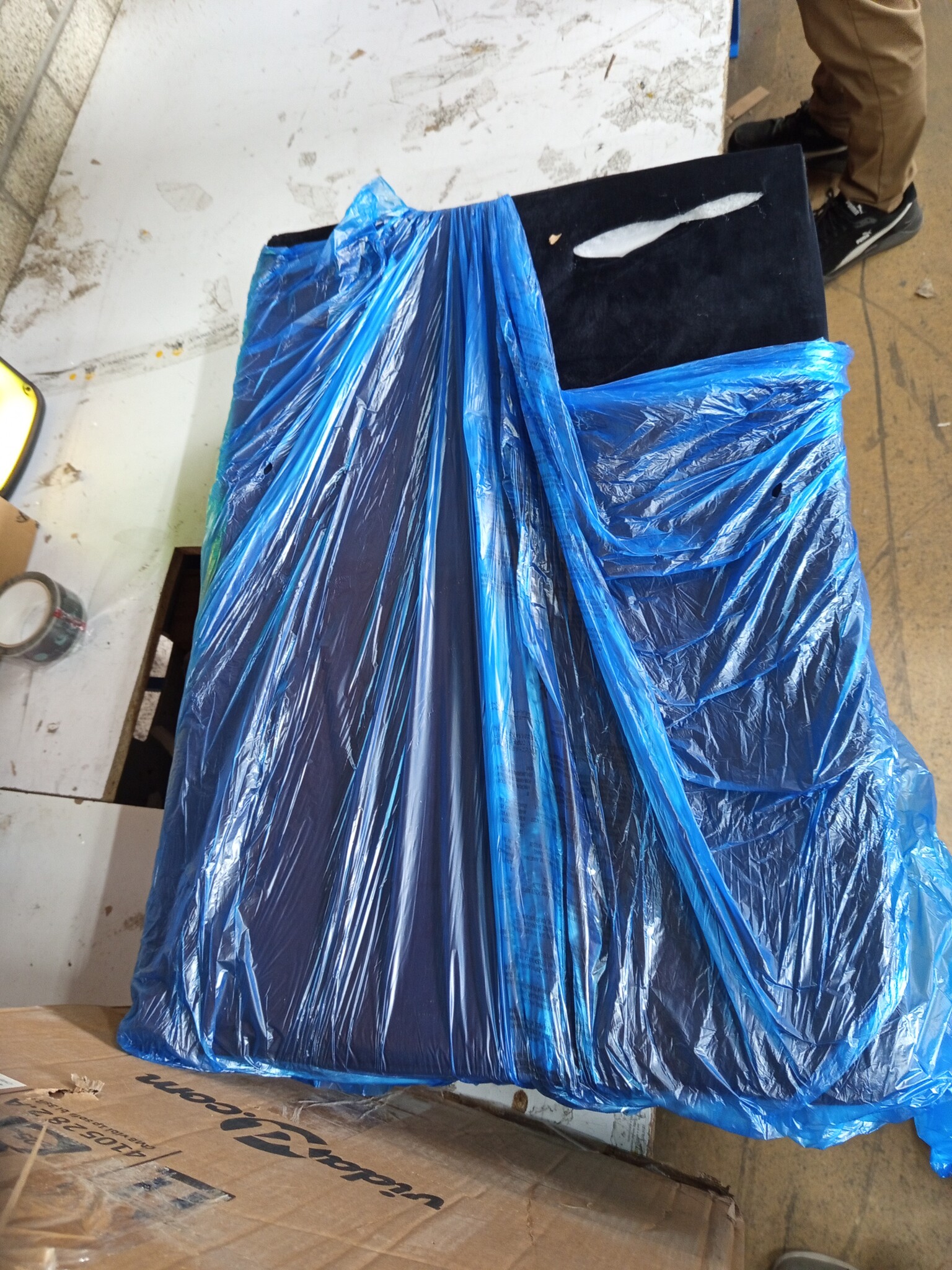 vidaXL 3-zitsbank 178 cm fluweel zwart