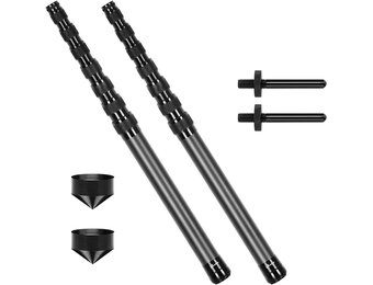 DOBEN Telescopische Tarpstokken - Set van 2 - Verstelbaar Koolstofvezel - 290 cm