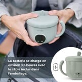 Nuvita Pappa'n'Go Draagbare Babyvoedingverwarmer 470 ml - Saliegroen