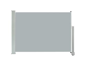 vidaXL Tuinscherm uittrekbaar 80x300 cm grijs