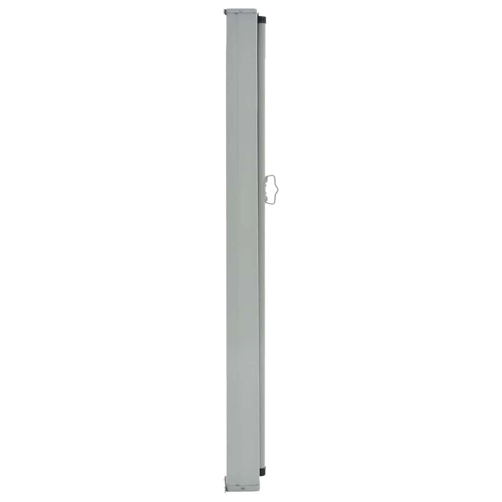 vidaXL Tuinscherm uittrekbaar 80x300 cm grijs