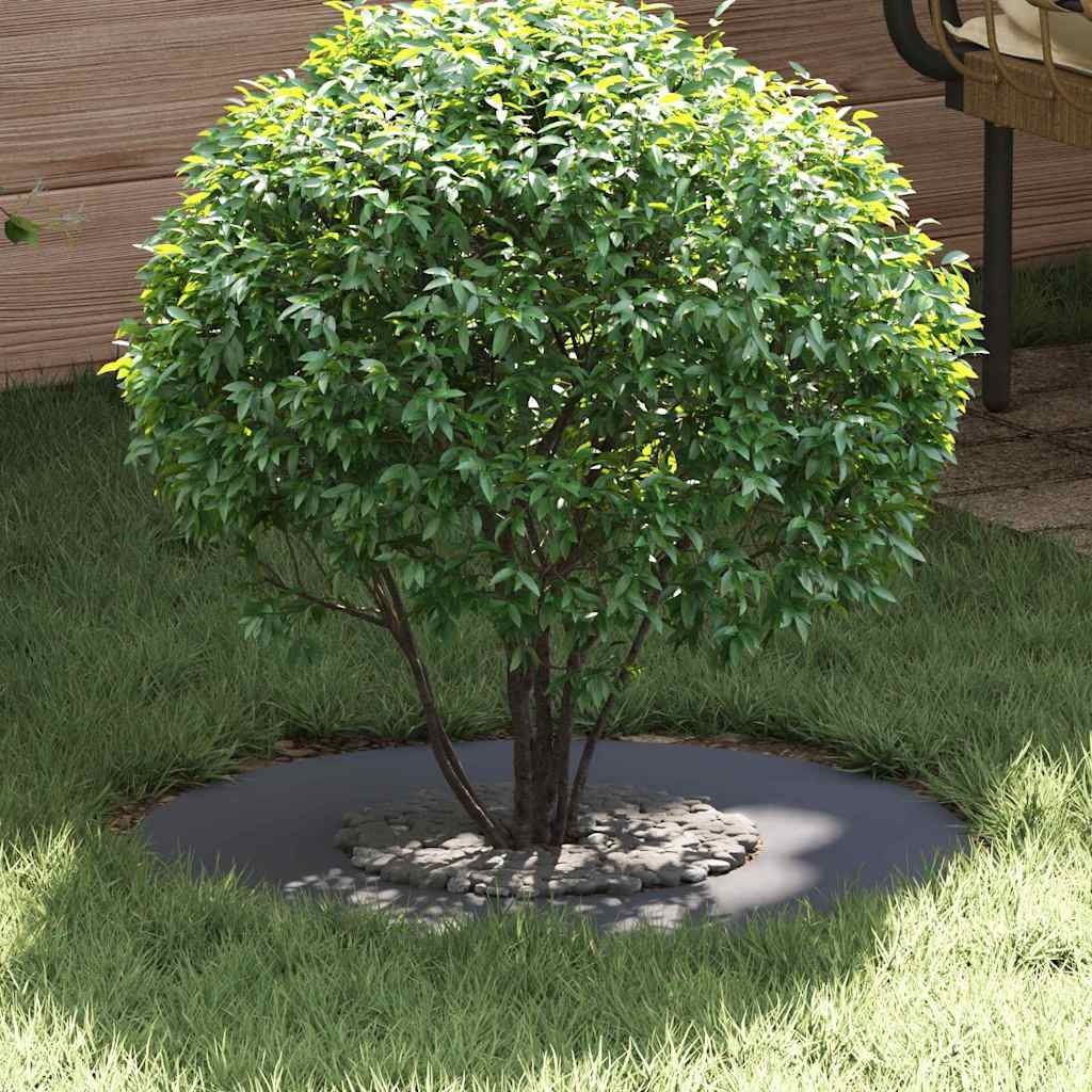 vidaXL Platte Boomringen 5 pcs Antraciet Ø30 / 60 cm Staal