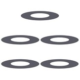vidaXL Platte Boomringen 5 pcs Antraciet Ø30 / 60 cm Staal