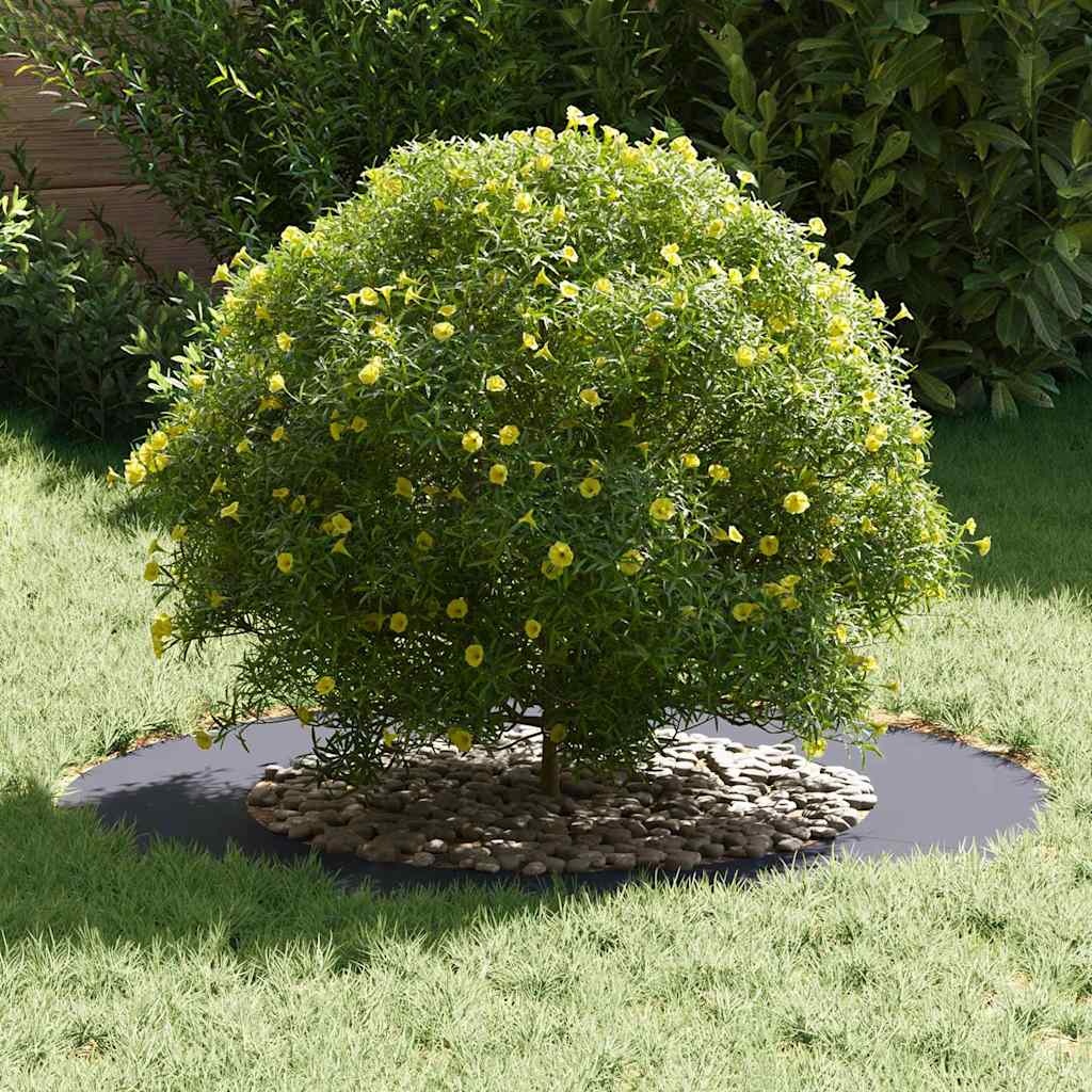 vidaXL Platte Boomringen 5 pcs Antraciet Ø50 / 80 cm Staal