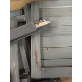 vidaXL Plantenbak met latwerk massief vurenhout grijs