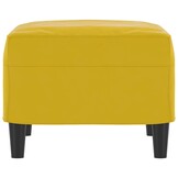 vidaXL Voetenbank 60x50x41 cm fluweel geel