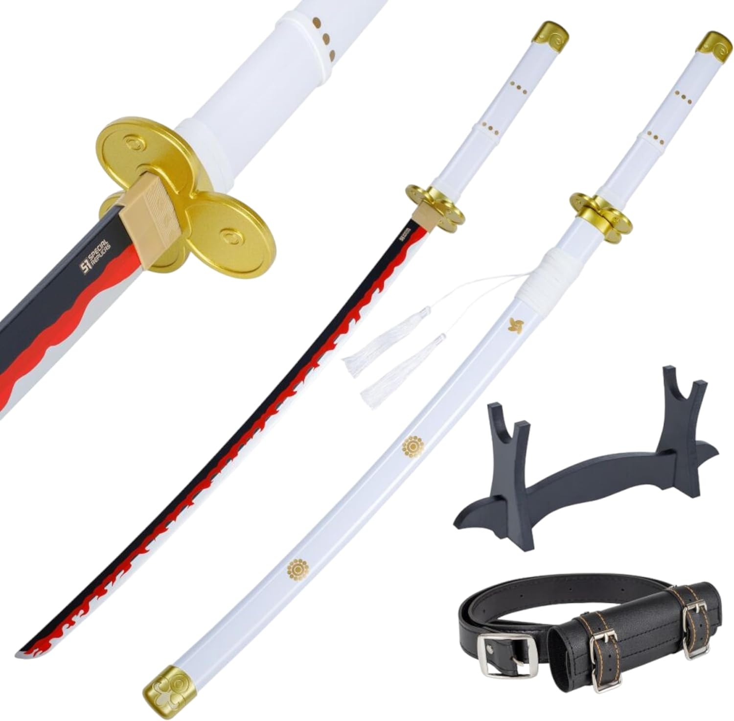Bamboe Anime Katana Zwaard 105cm - Roronoa Zoro One Piece Replica