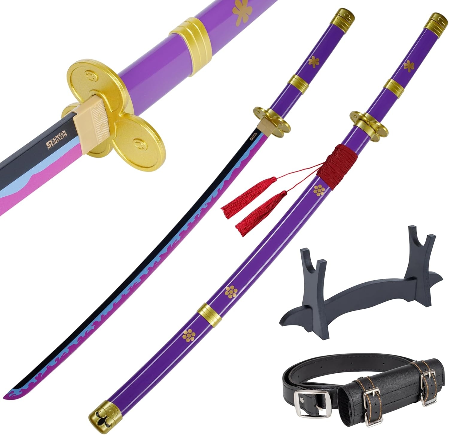 Bamboe Anime Katana Zwaard 105cm - Roronoa Zoro One Piece Replica