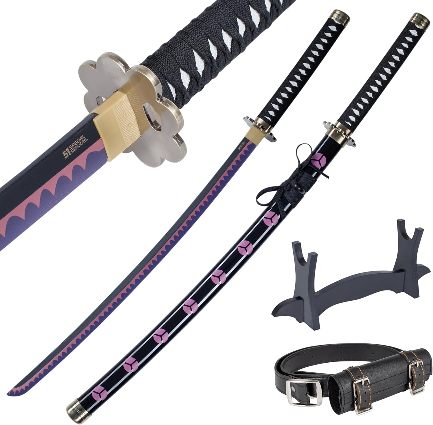 Bamboe Anime Katana Zwaard 105cm - Roronoa Zoro One Piece Replica