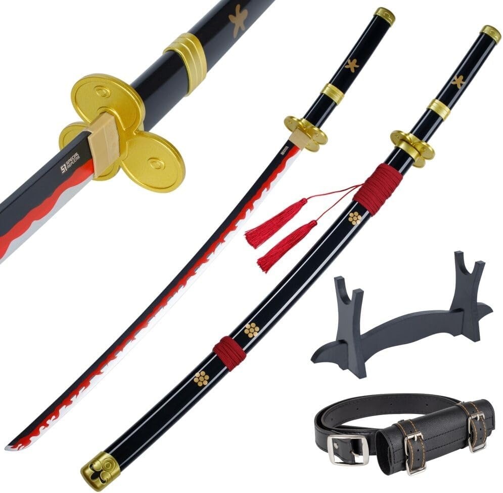 Bamboe Anime Katana Zwaard 105cm - Roronoa Zoro One Piece Replica