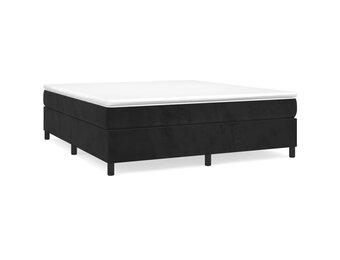 Zwart Fluweel Bedframe 160x200 cm - 35% Korting