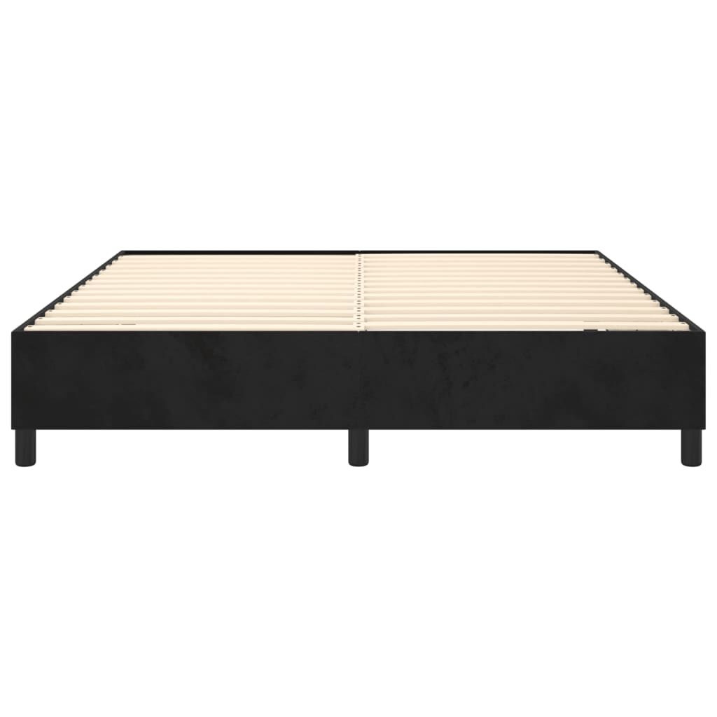 Zwart Fluweel Bedframe 160x200 cm - 35% Korting