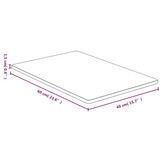 vidaXL Tafelblad 40x60x1,5 cm bamboe