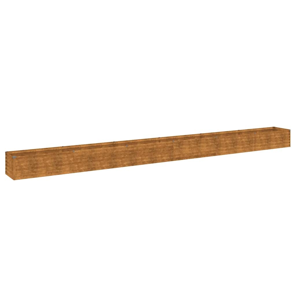 vidaXL Plantenbak verhoogd 580x50x36 cm cortenstaal