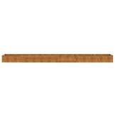 vidaXL Plantenbak verhoogd 580x50x36 cm cortenstaal