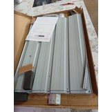 vidaXL Plantenbak verhoogd 129x129x77 cm gegalvaniseerd staal grijs