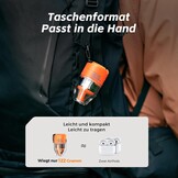 FLEXTAILGEAR MAX Pump 3 draagbare luchtpomp, 5,0 kPa, verlichting, USB-opladen voor het opblazen en legen van zwemhulpen, luchtbedden en zwemringen, vacuümopbergzak