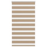 vidaXL Zebra Blind 75x150 cm stofbreedte 70,9 cm polyester zandbruin