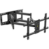 FORGING MOUNT TV muurbeugel beugel met 6 sterke armen draaibare kantelbare volledige beweging dubbel scharnier televisiebeugel voor 50-90 inch flat/curve televisie tot 75 kg, max. VESA 600 x 400 mm
