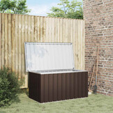 vidaXL Tuinbox 129x67x65 cm bruin