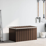 vidaXL Tuinbox 129x67x65 cm bruin
