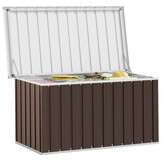 vidaXL Tuinbox 129x67x65 cm bruin